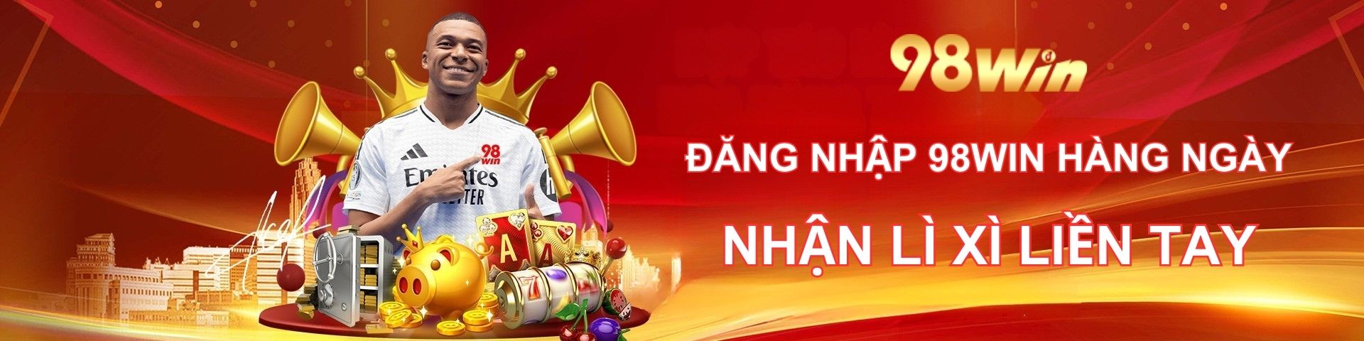 đăng nhập 98win hàng ngày nhận lì xì liền tay